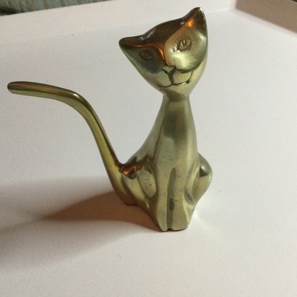 Nordstrom Accessories - NORDSTROM SOLID BRASS CAT RING HOLDER NWOT